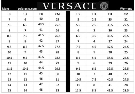 versace underwear size chart|versace size 42 in us.